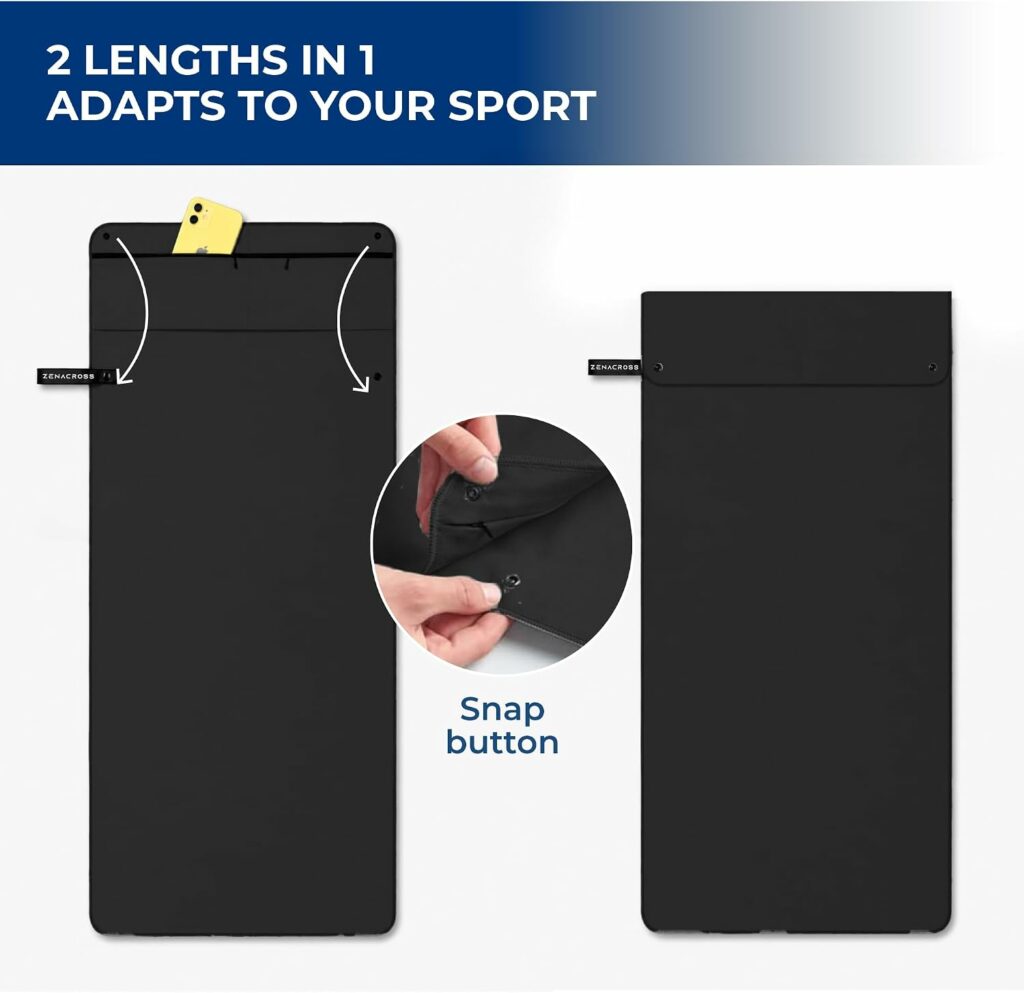 Zenacross Gym Towel with Zip Pockets – photo 5
