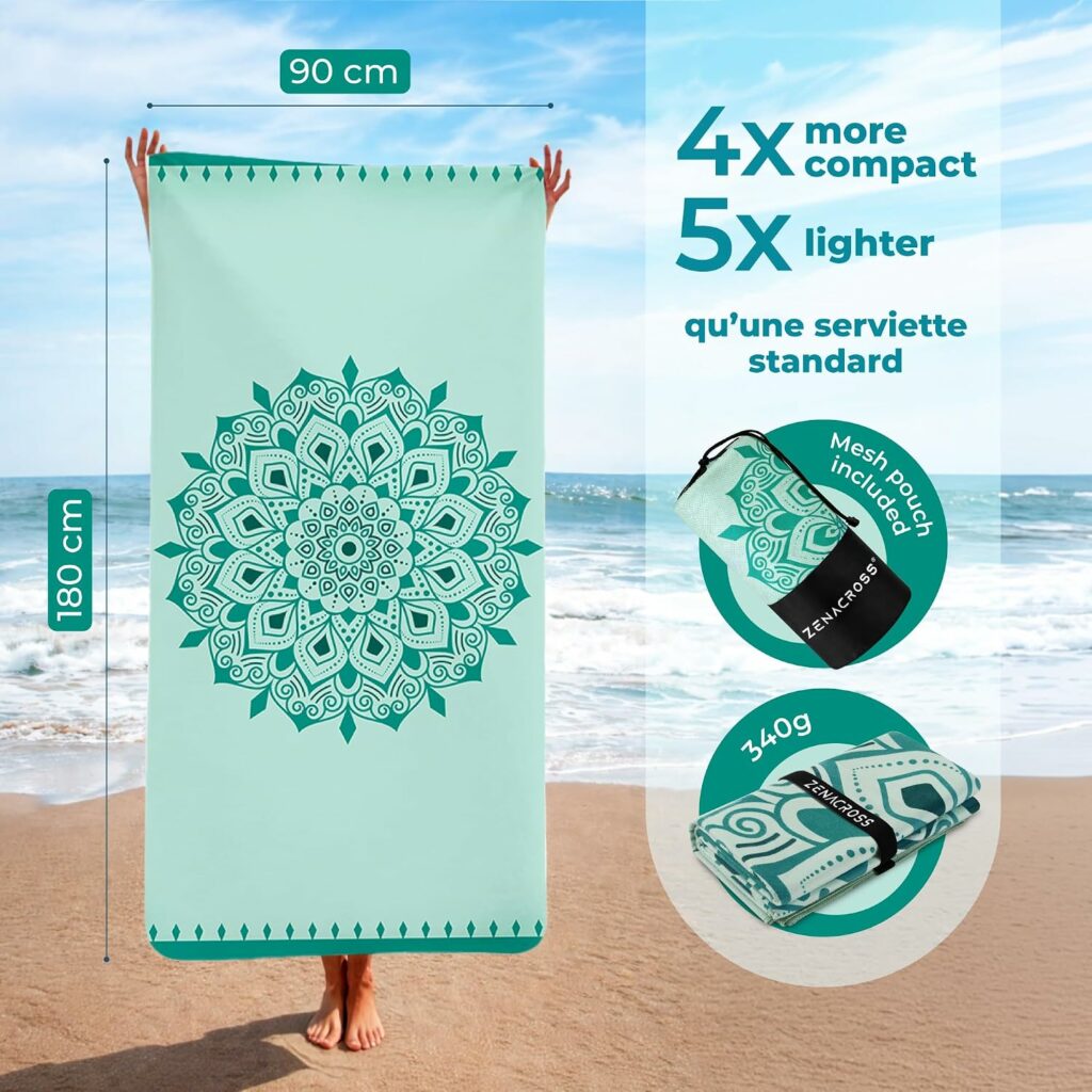 Zenacross Microfibre Beach Towel – Prints – photo 3