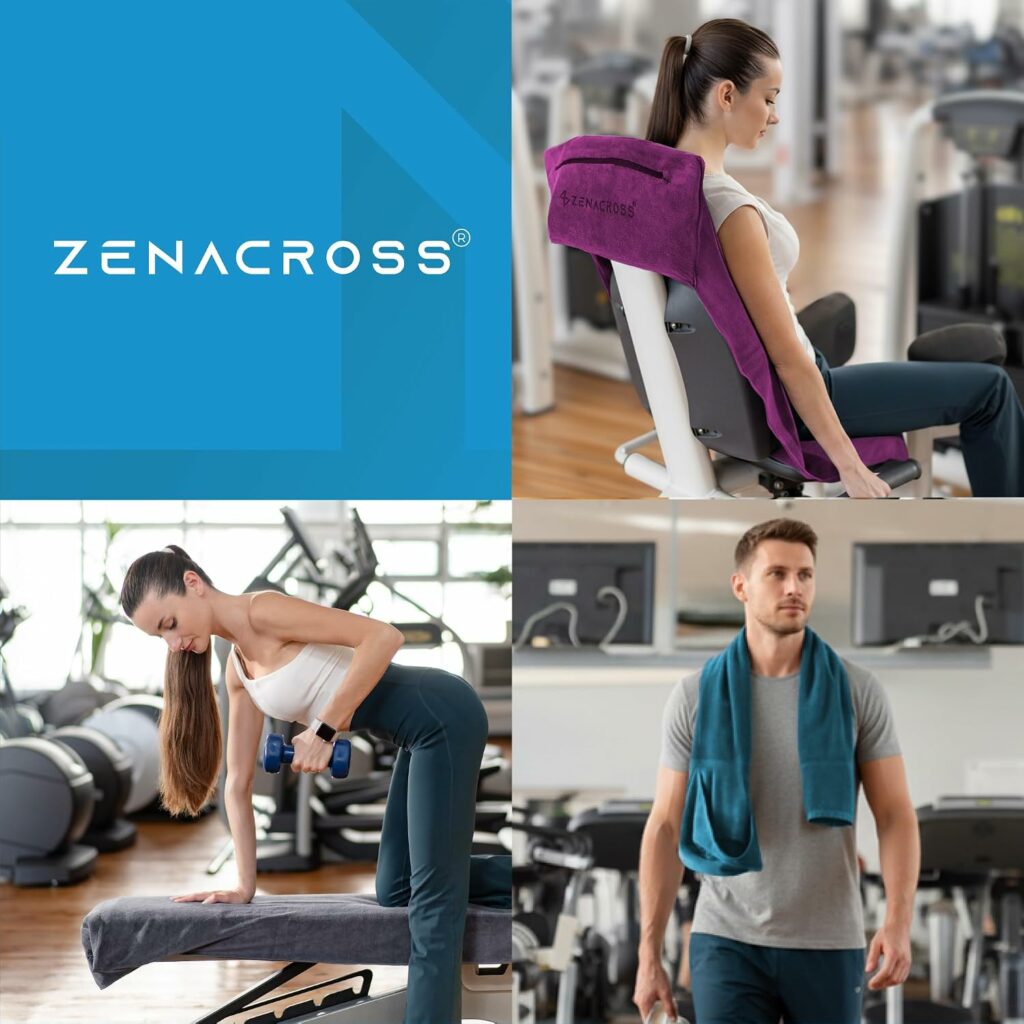 Zenacross Microfibre Sport Towel with Zip Pocket – photo 8