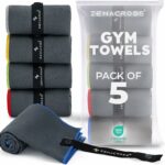 Zenacross microfibre sport towel pack of 5 – Multicolor Grey – photo 1