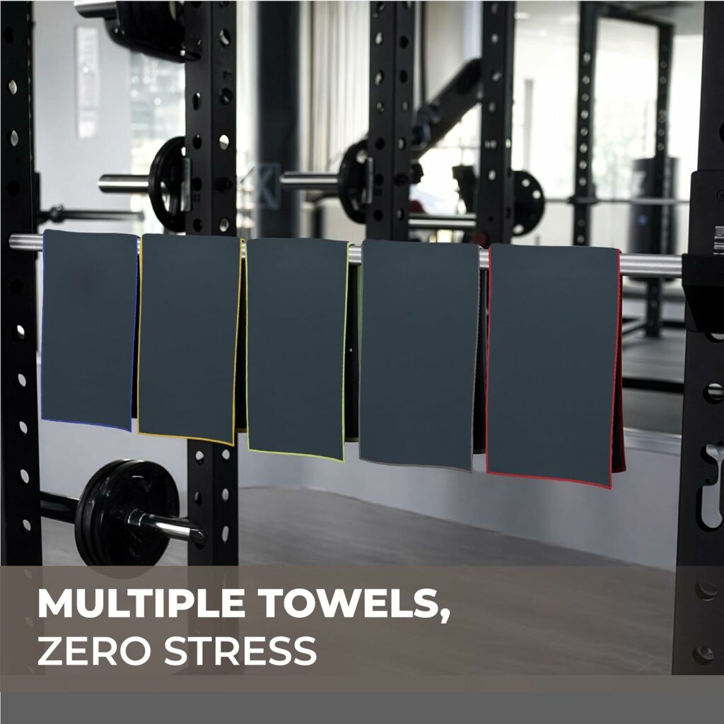 Zenacross microfibre sport towel pack of 5 – Multicolor Grey – photo 8