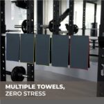 Zenacross microfibre sport towel pack of 5 – Multicolor Grey – photo 8
