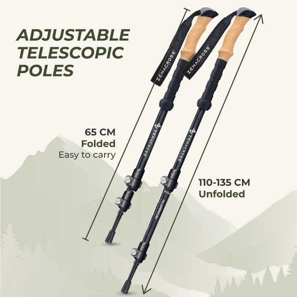 Zenacross Telescopic Hiking Poles – photo 3