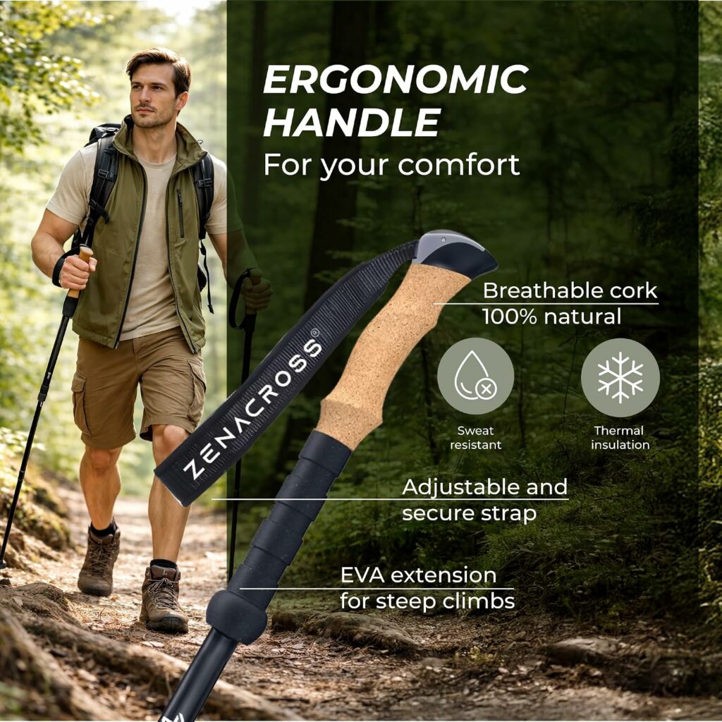 Zenacross Telescopic Hiking Poles – photo 5